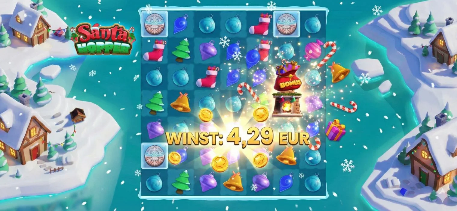 gratis spins voor santa hopper met grote winsten