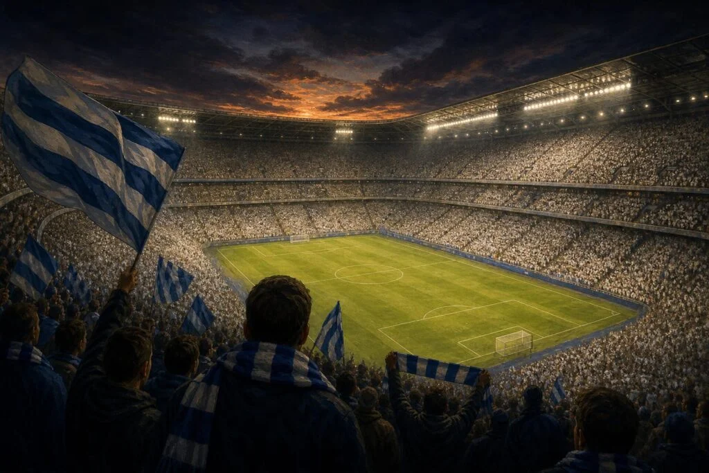 Het Baskische uitvak in het Bernabéu, illustratie